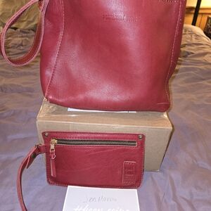 Portland Leather Cramberry Triangle And Adriana Bundle